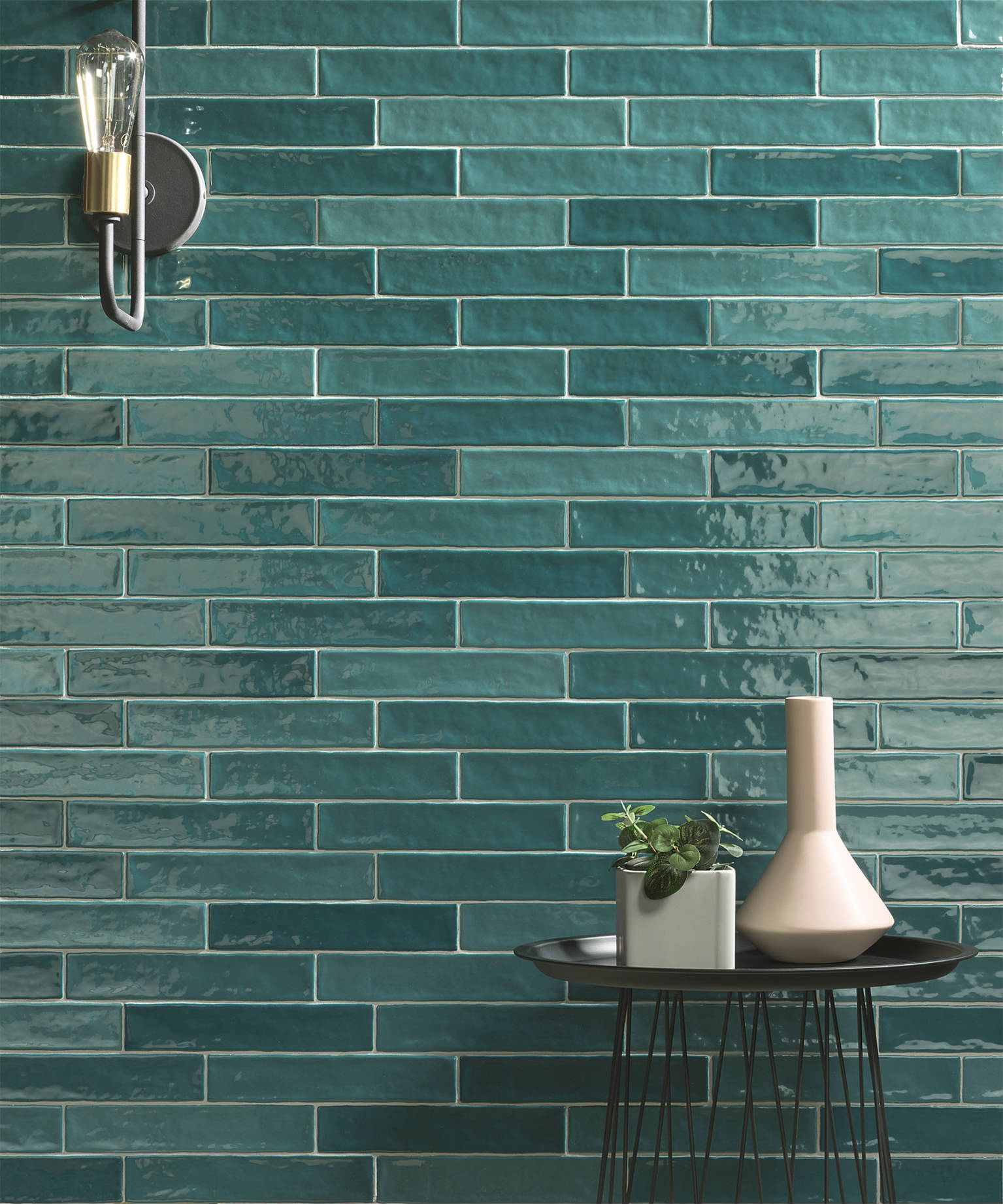 Colours Turquoise Mix 2x10 | Garcia Imported Tile