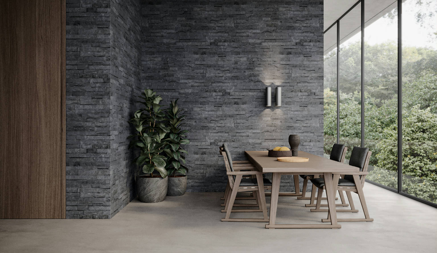 Ledger Stone Carbon 6x24 Split Face 2 | Garcia Imported Tile