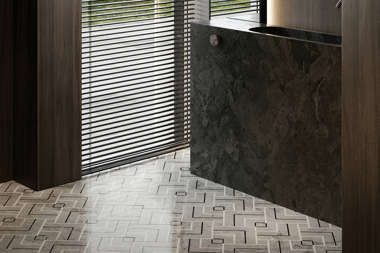 Luxury Roma Argento Picco Mosaic 2 | Garcia Imported Tile