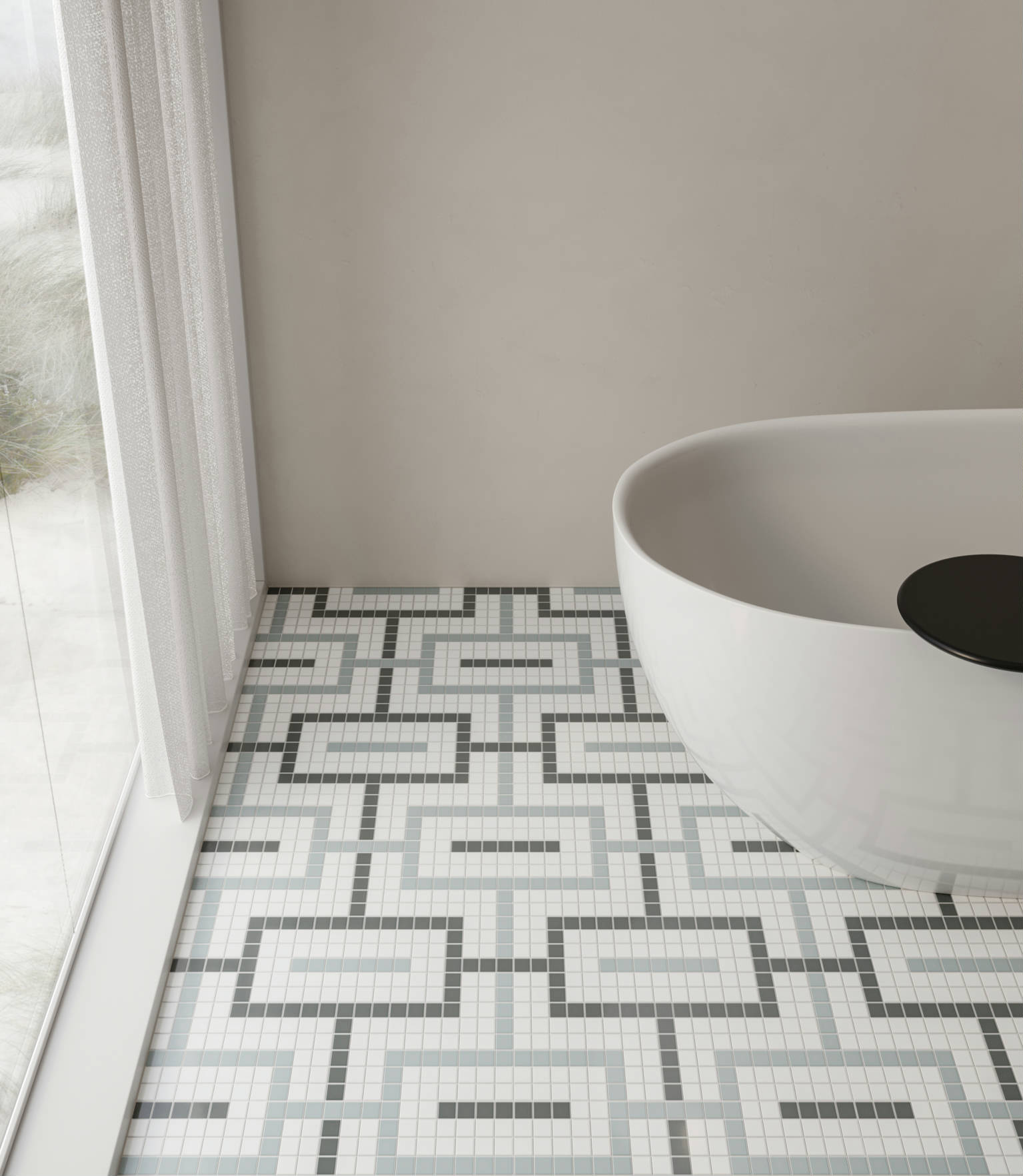 Traditions Dawn Chain Mosaic 4 | Garcia Imported Tile
