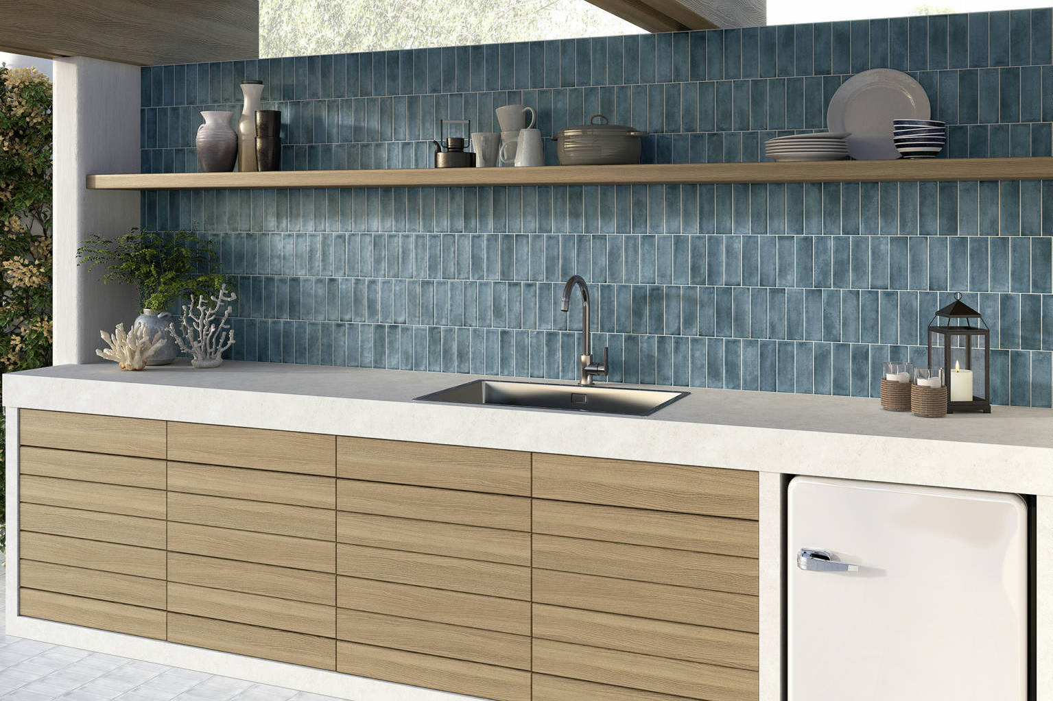 Lisbon 2X6 Blue | Garcia Imported Tile