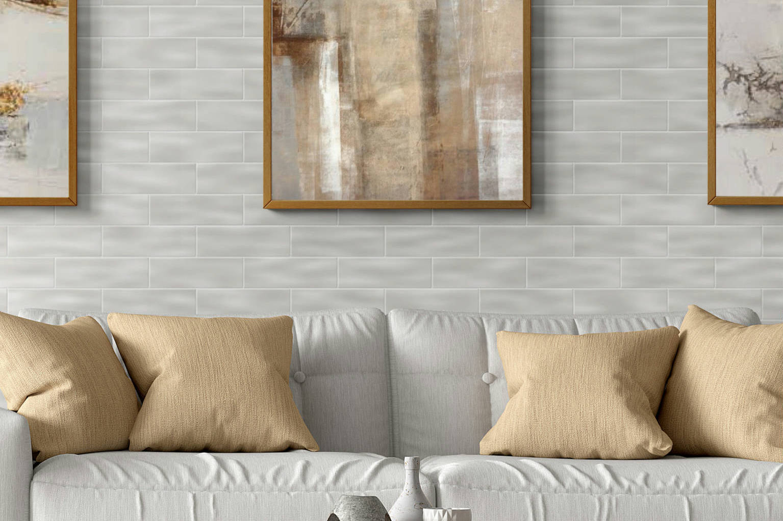 Matte Flint Brickwork Mosaic | Garcia Imported Tile