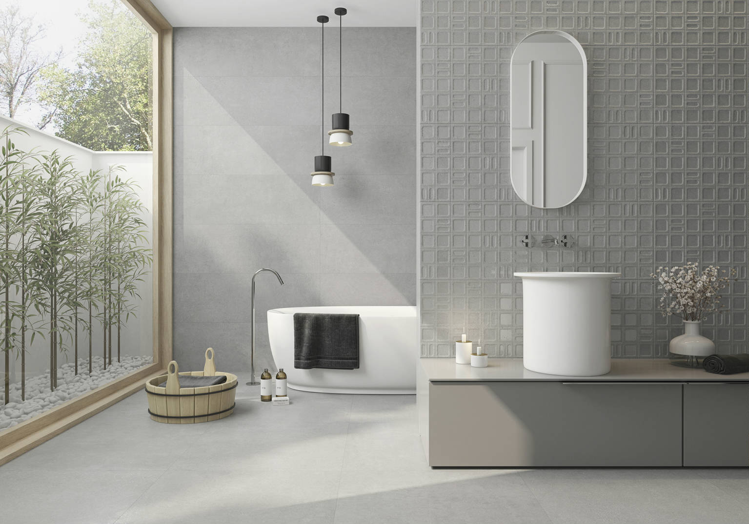 Ashland Grey 48X48 | Garcia Imported Tile