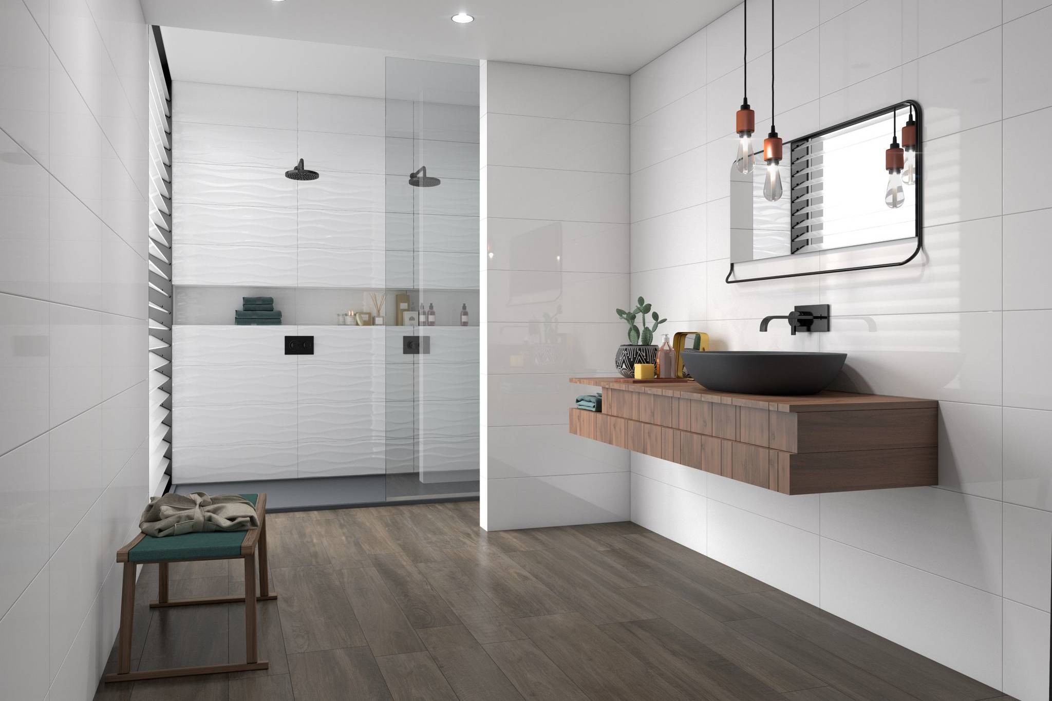 Venezia Blanco Vibe 10x30  and 10x30 | Garcia Imported Tile