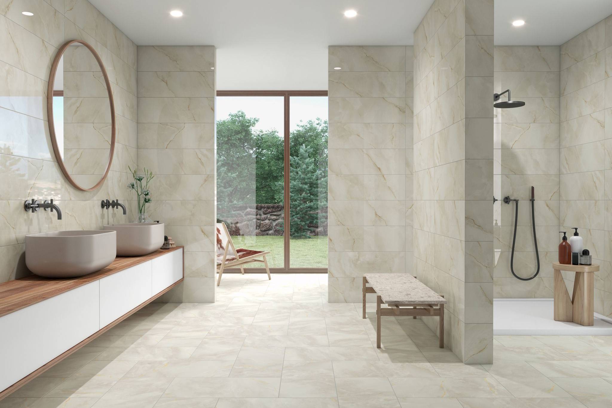 Venezia White 12x24 and 10x30 | Garcia Imported Tile