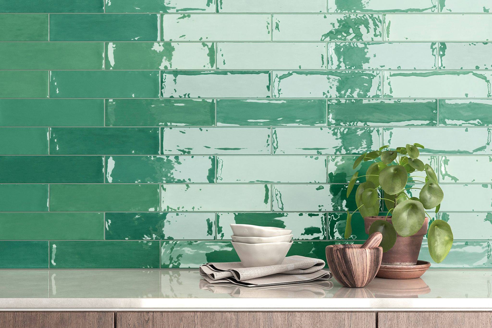 Morocco Green 3x11 | Garcia Imported Tile