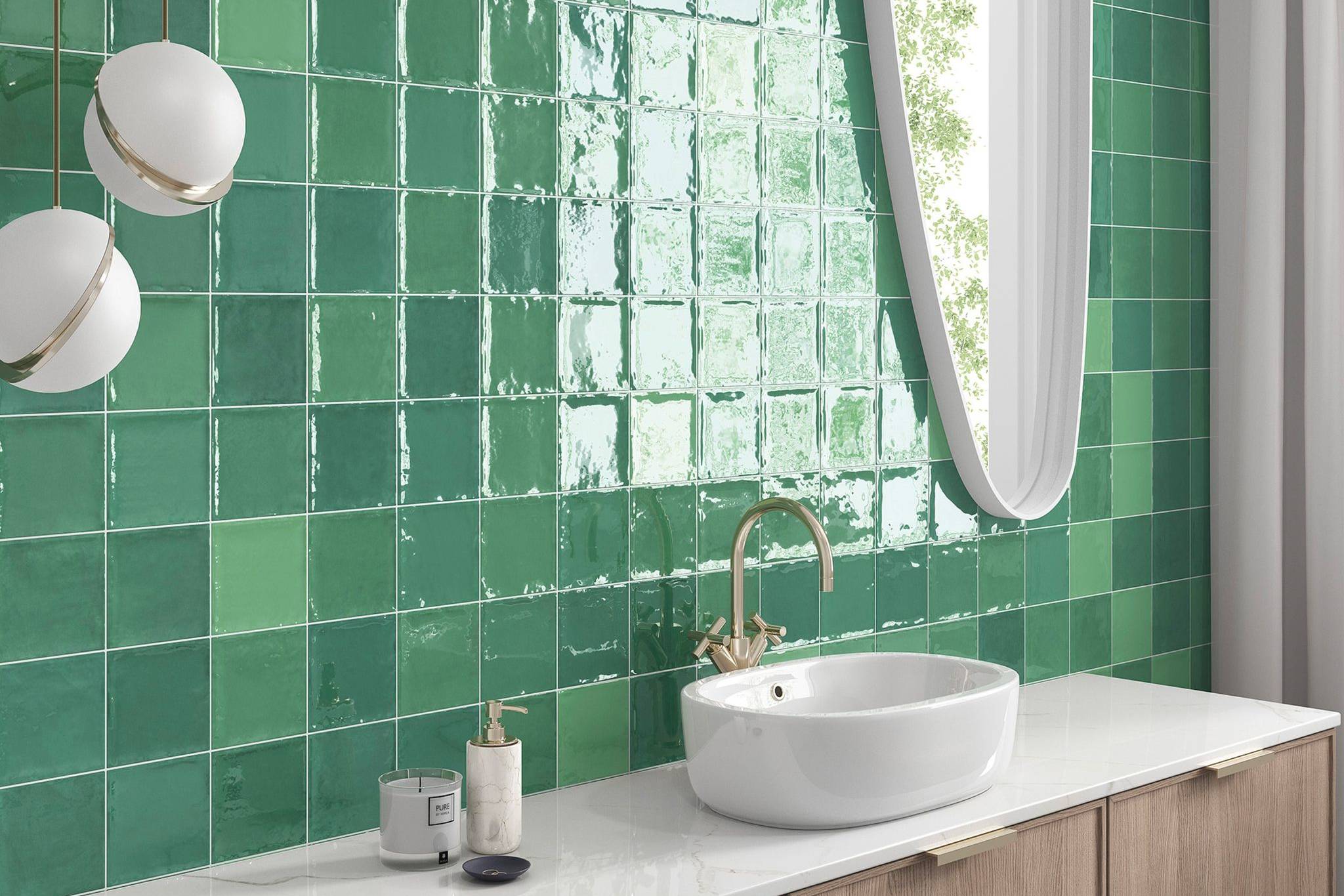 Morocco Green 5x5 | Garcia Imported Tile