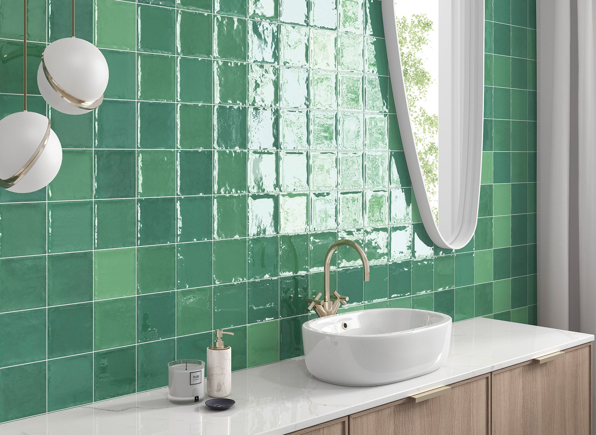 Morocco Green 5x5 | Garcia Imported Tile