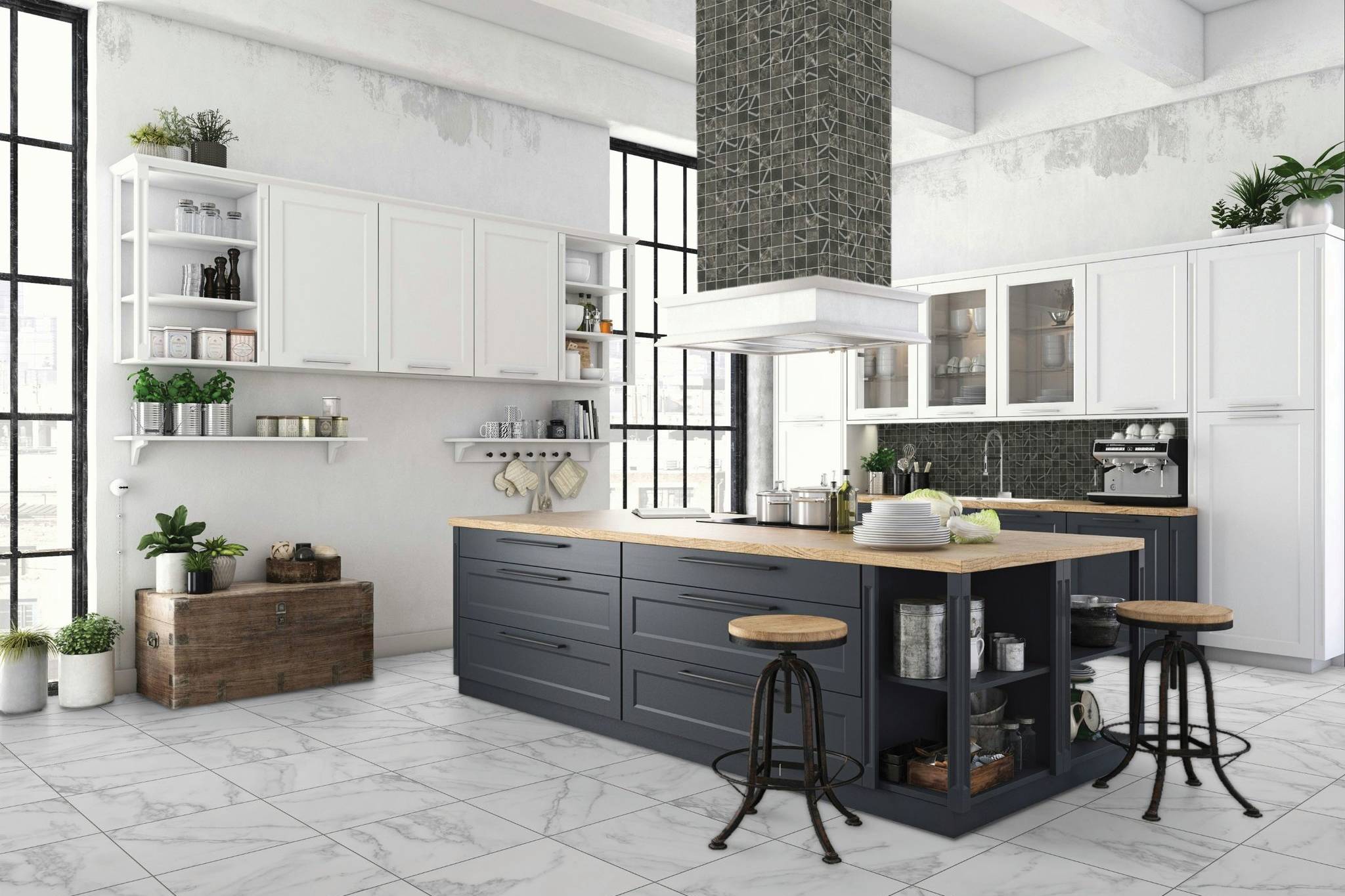 Florence Bianco and Carbon | Garcia Imported Tile