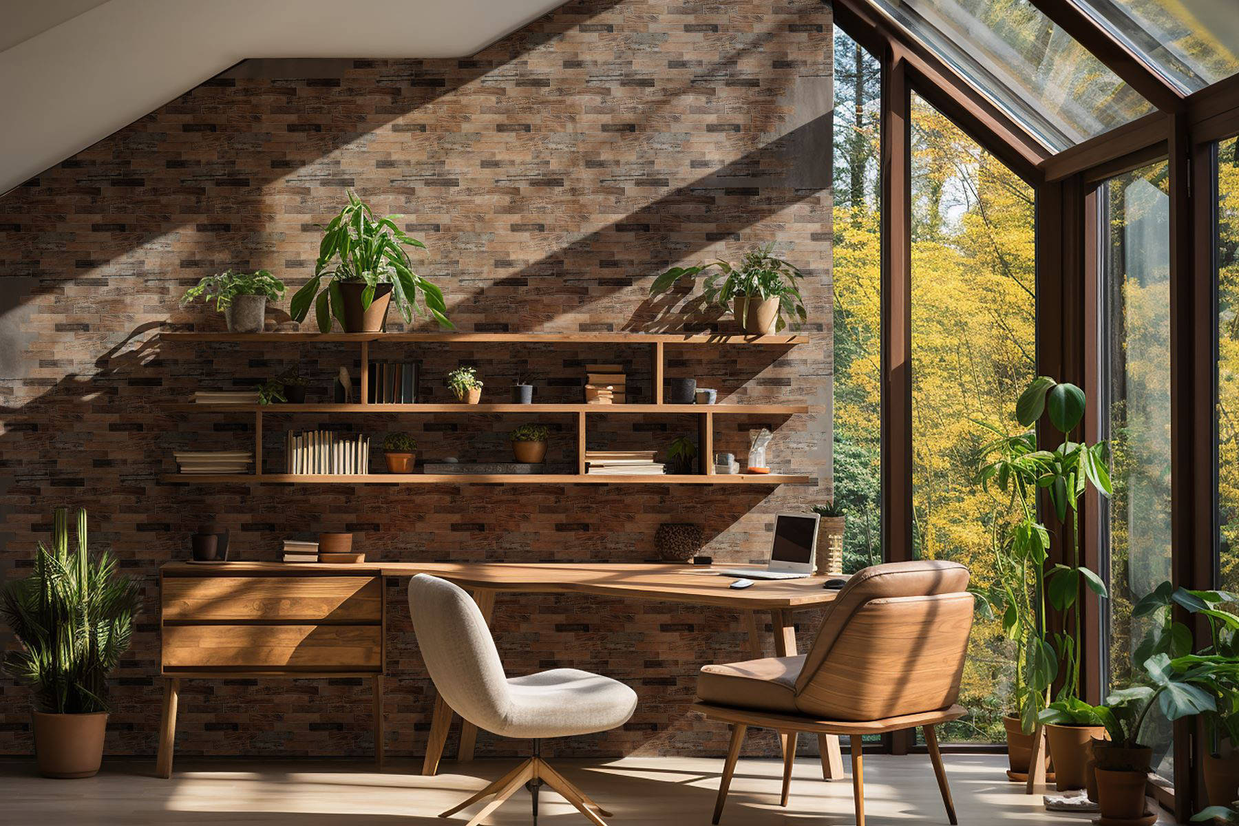 Beige Brown Mix Wood | Garcia Imported Tile