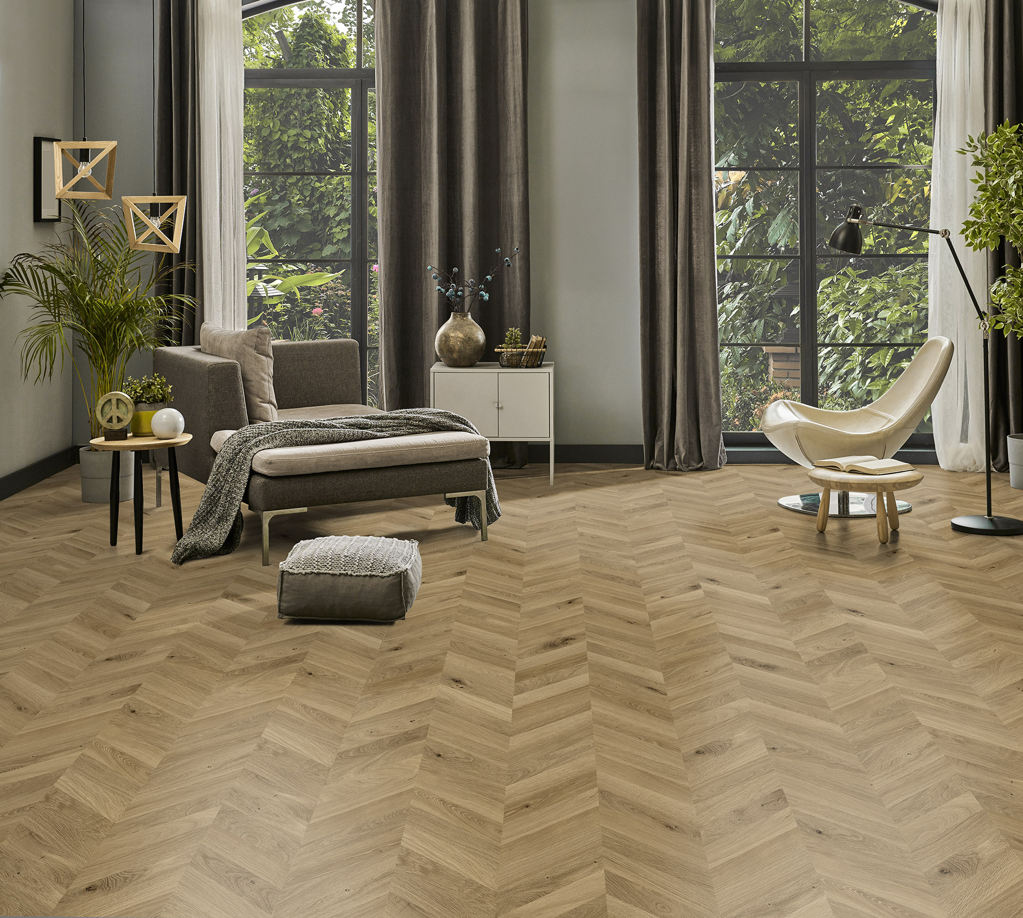 Chevron Kaya Oak Wellington | Garcia Imported Tile