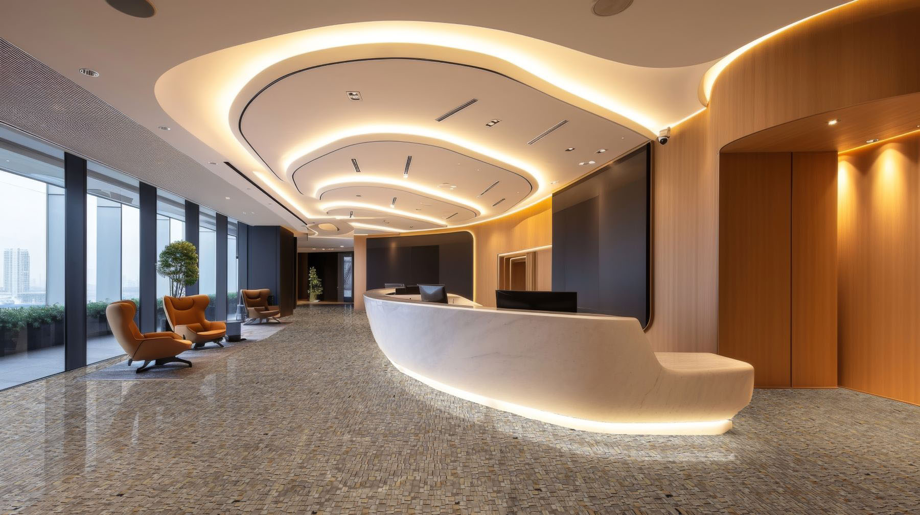 Cubic Fossil Wood Stone  | Garcia Imported Tile