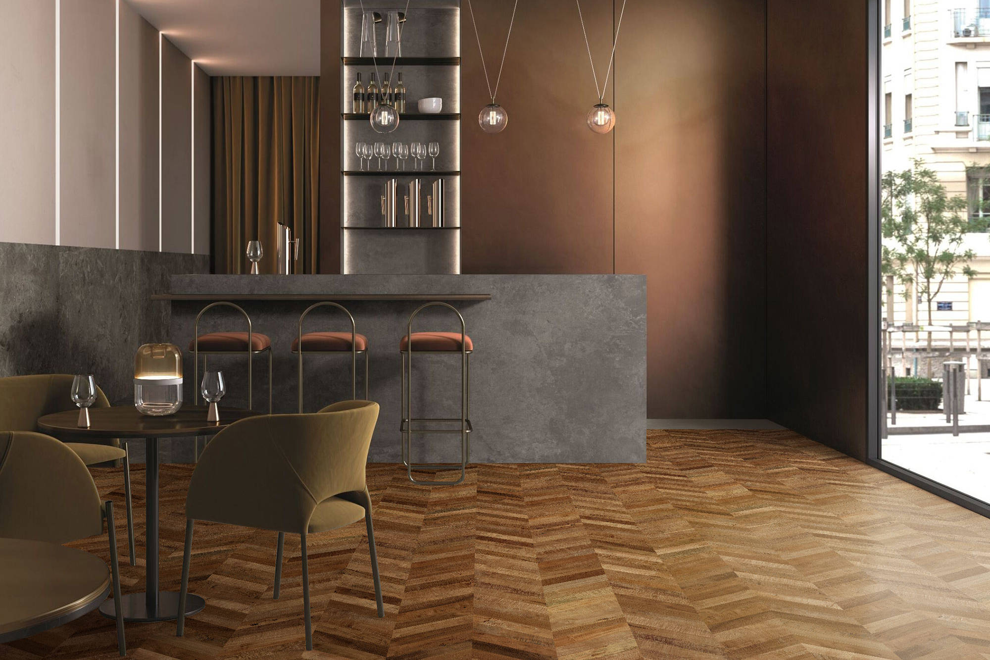 True Earth Chevron 0 | Garcia Imported Tile