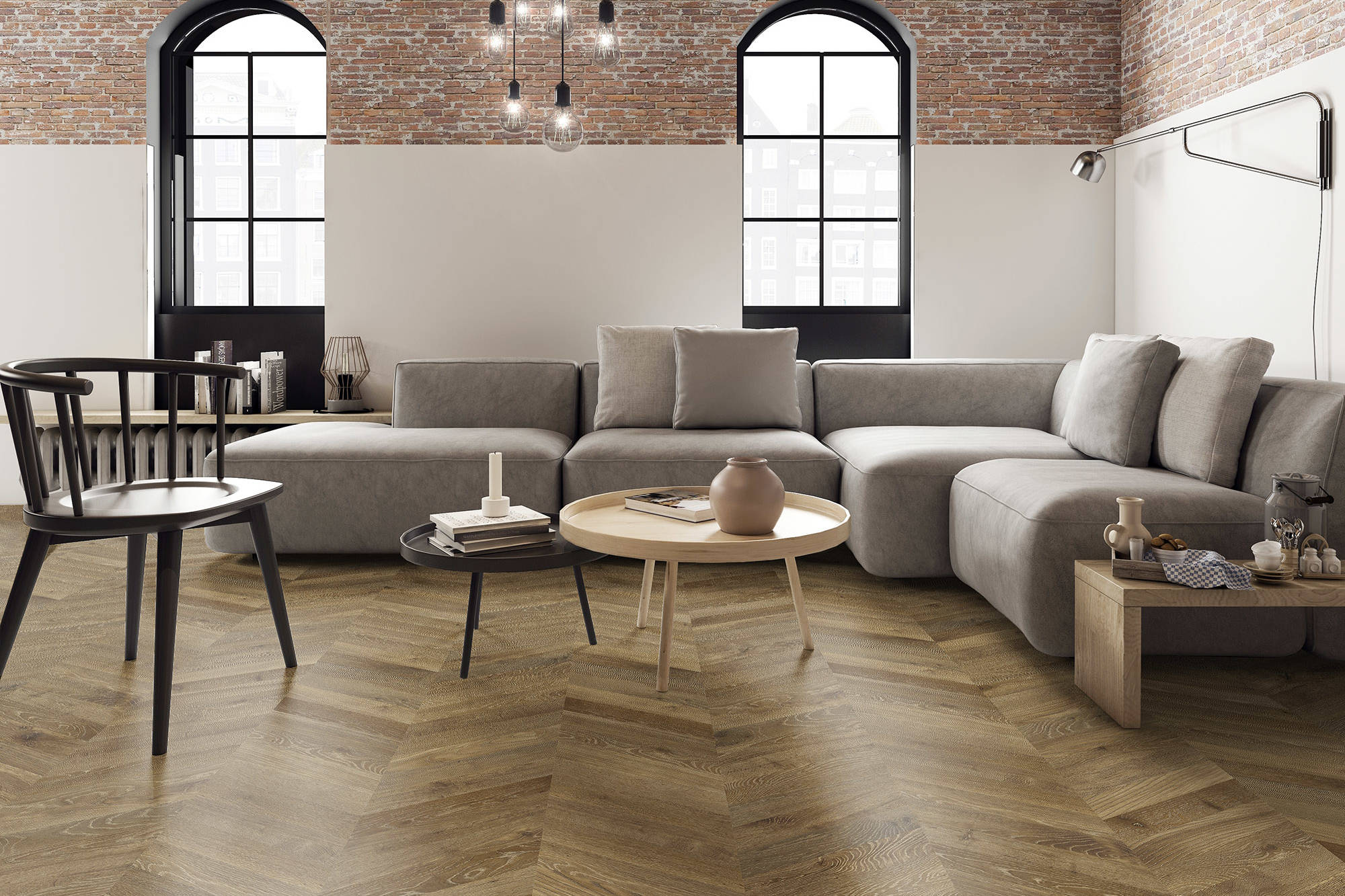 True Earth Chevron 4 | Garcia Imported Tile