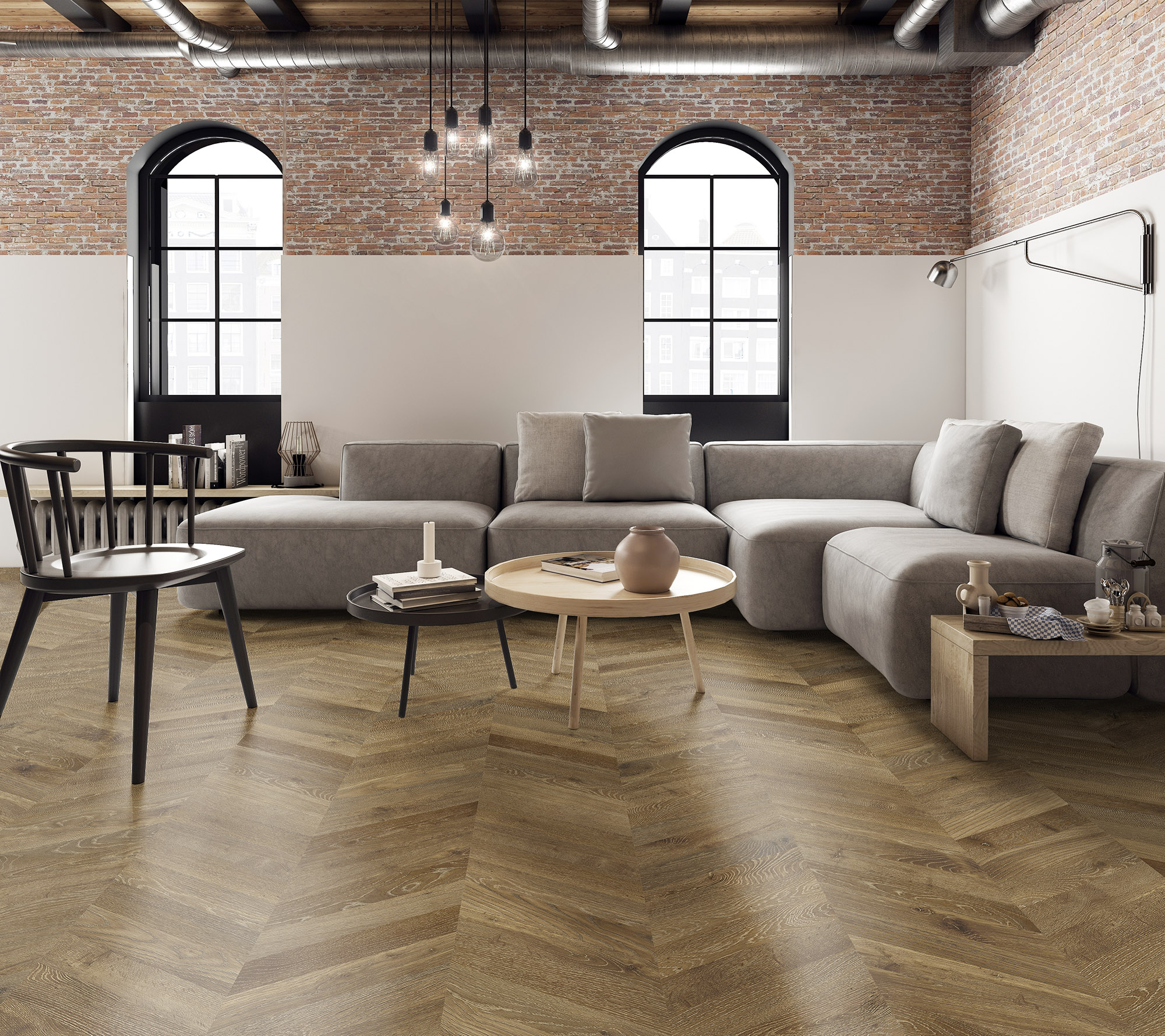 True Earth Chevron 4 | Garcia Imported Tile