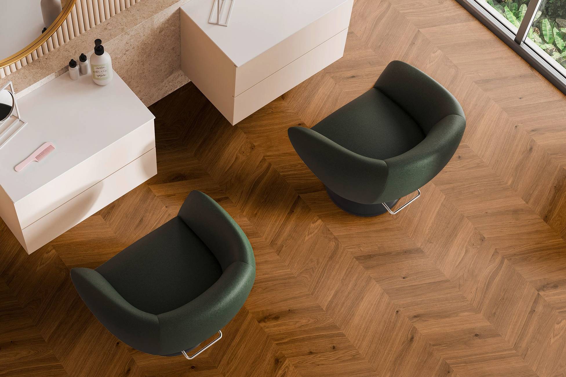 True Earth Chevron 9 | Garcia Imported Tile