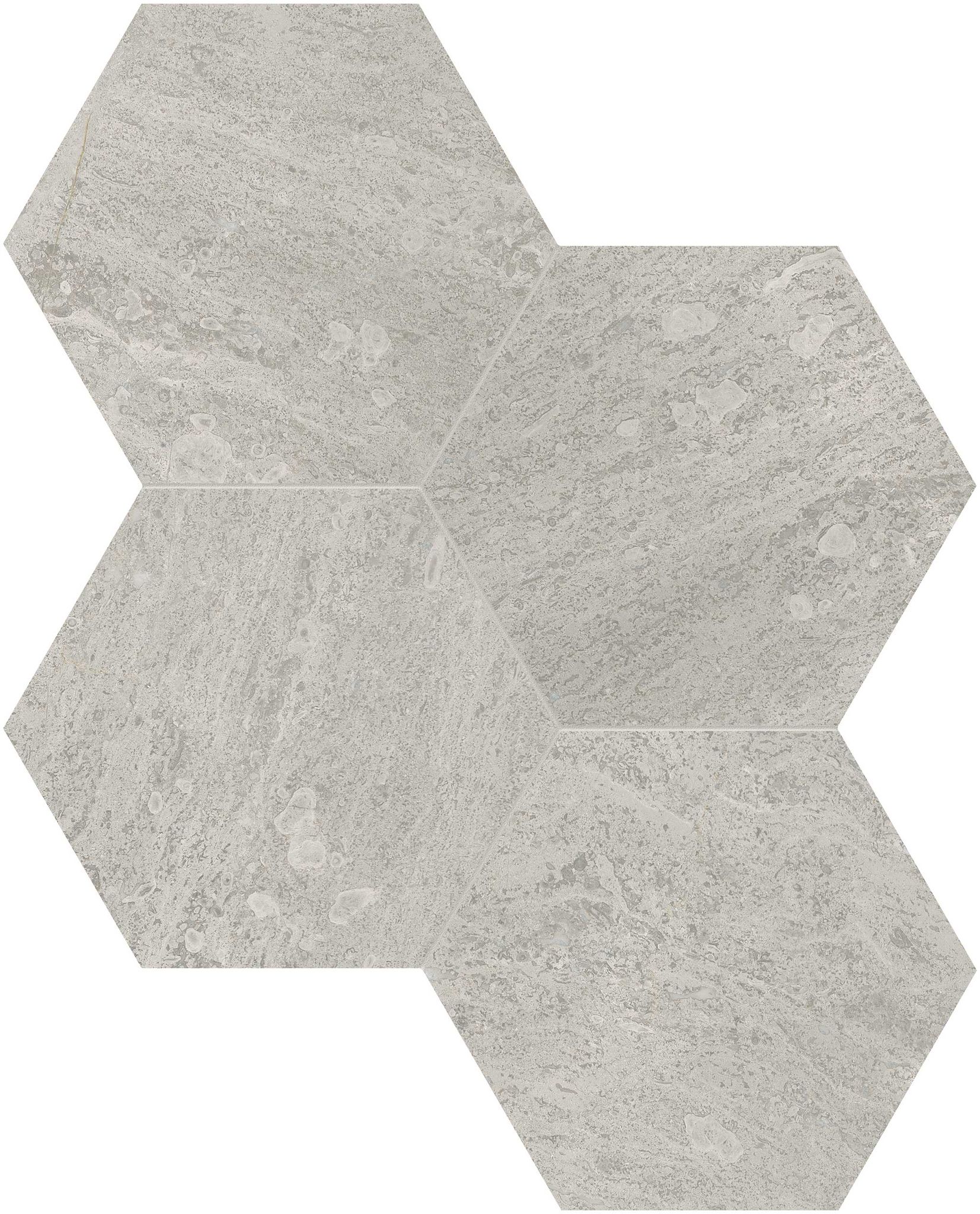 Anciano Grigio 6 Hexagon Mosaic | Garcia Imported Tile