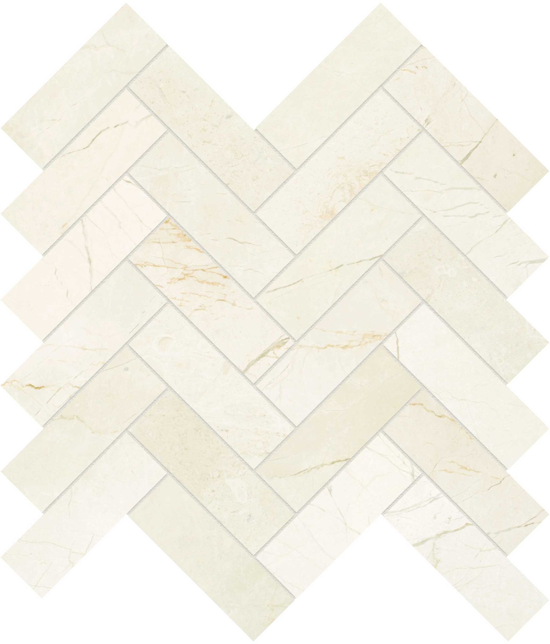 Avorio Crema 1.25x4 Herringbone Mosaic | Garcia Imported Tile