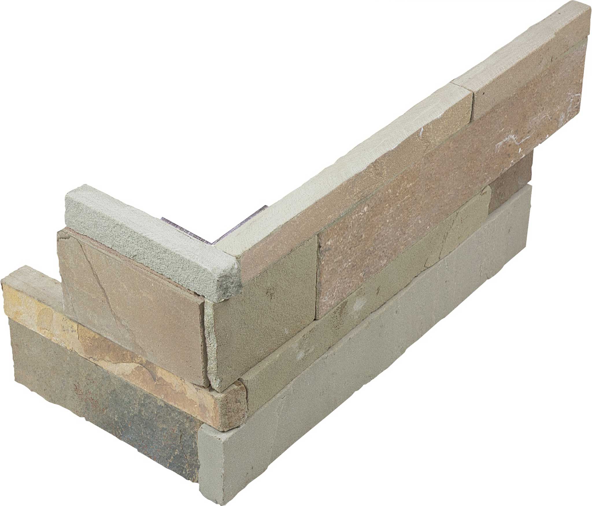 Ledger Stone 6x18 Assembled Corner | Garcia Imported Tile
