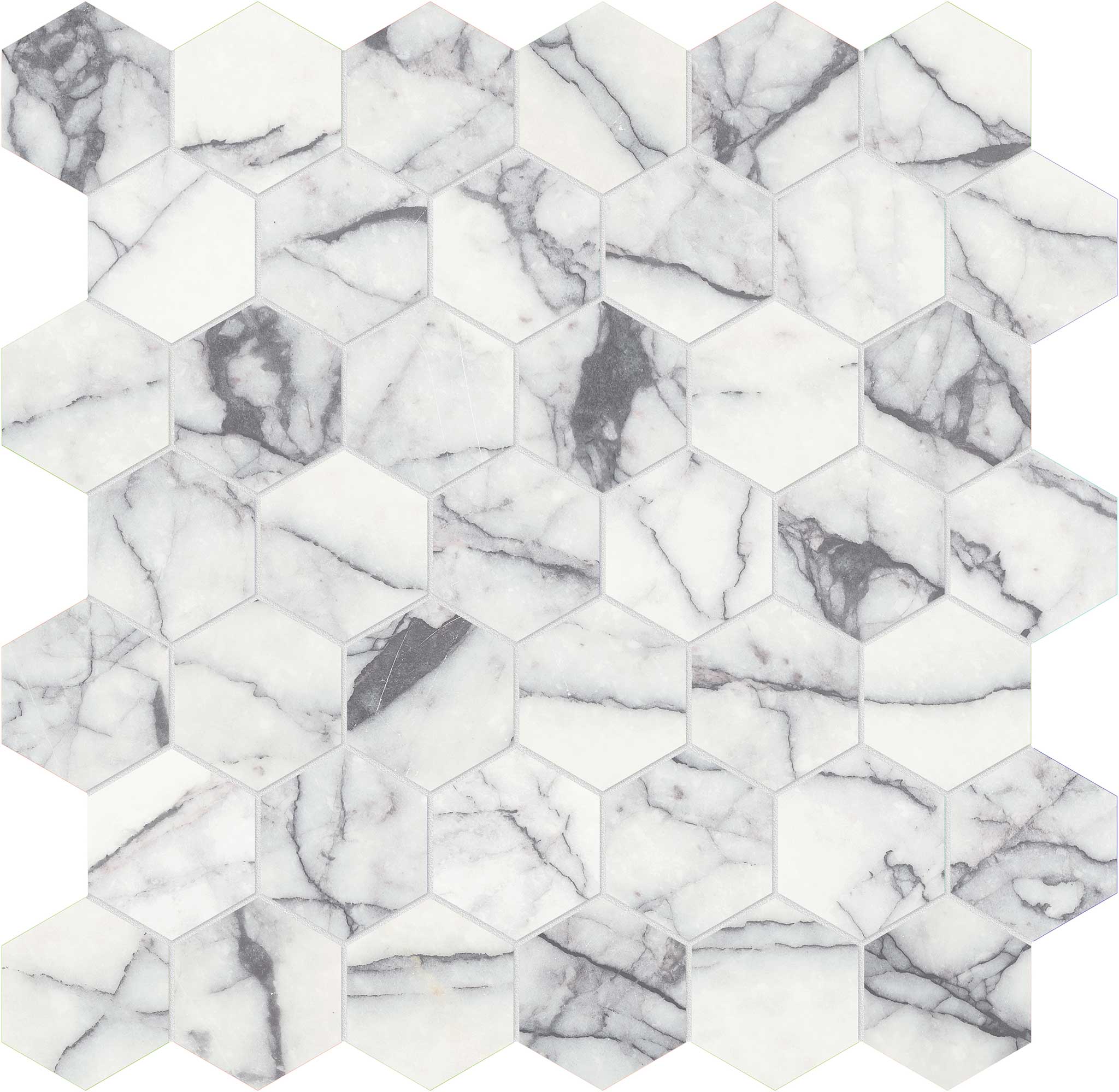 Lilac Volta 2 Hexagon Mosaic | Garcia Imported Tile