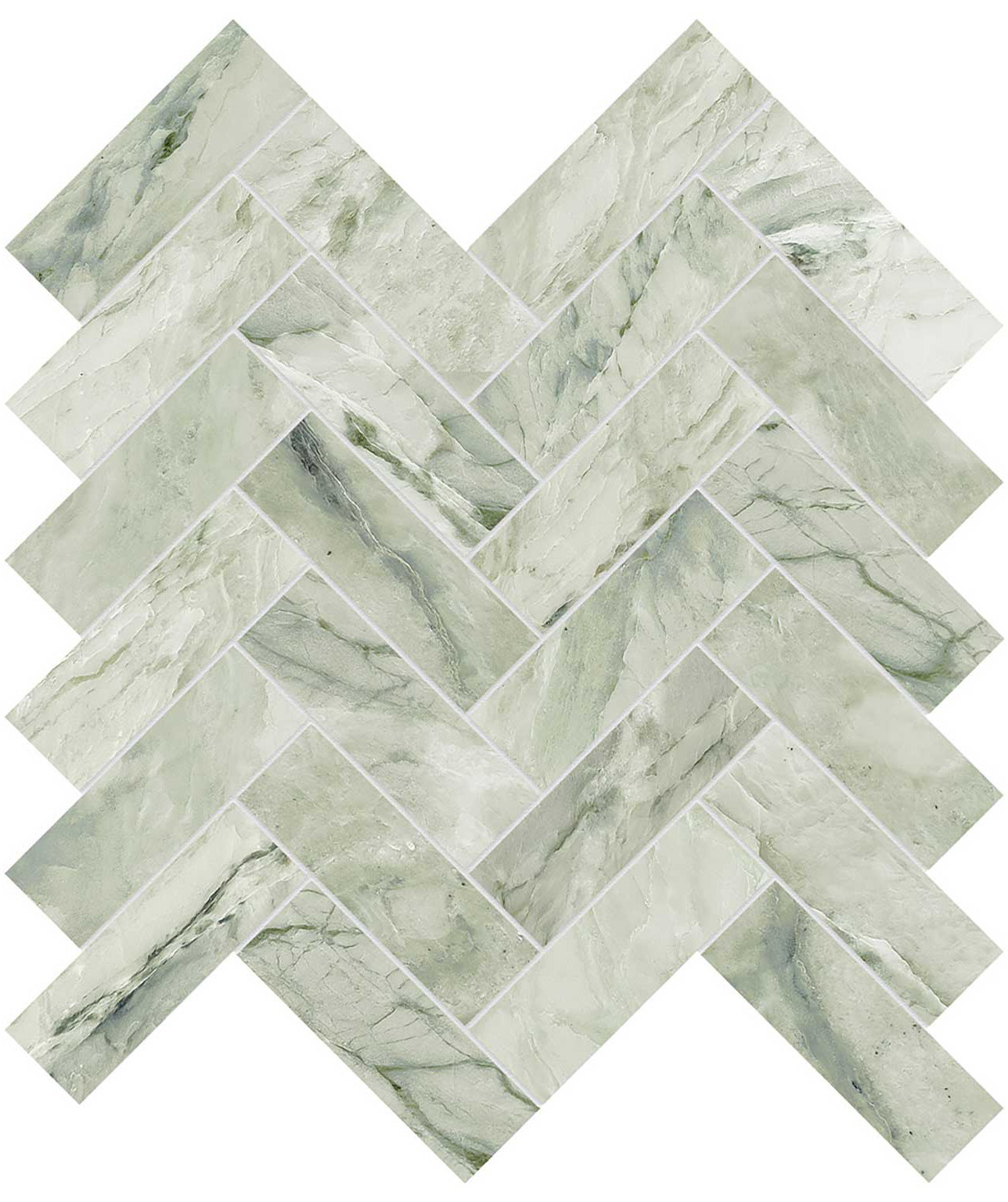 Moscato Argento 1.25x4 Herringbone Mosaic | Garcia Imported Tile