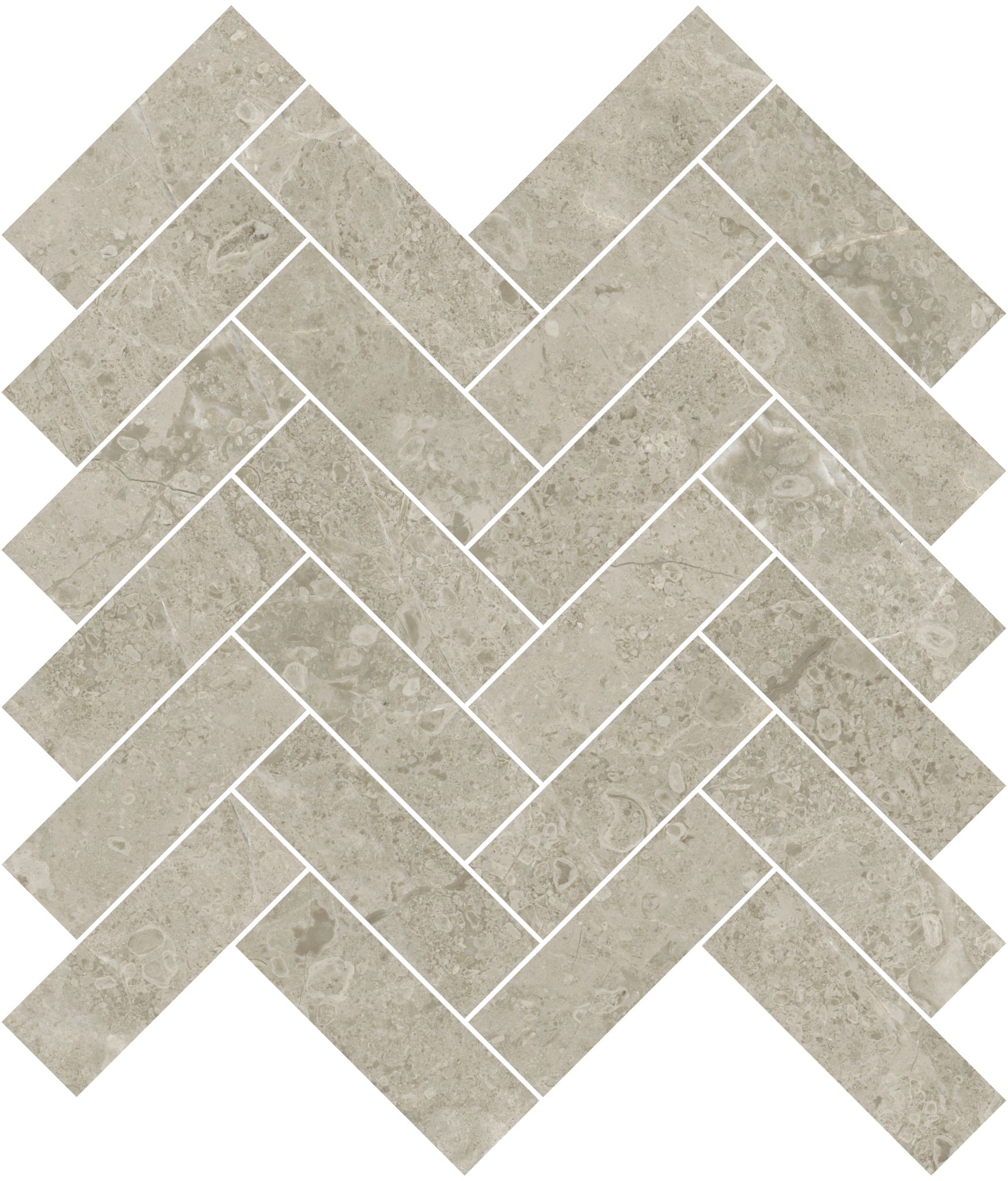 Ritz Gray 1.25x4 Herringbone Mosaic | Garcia Imported Tile