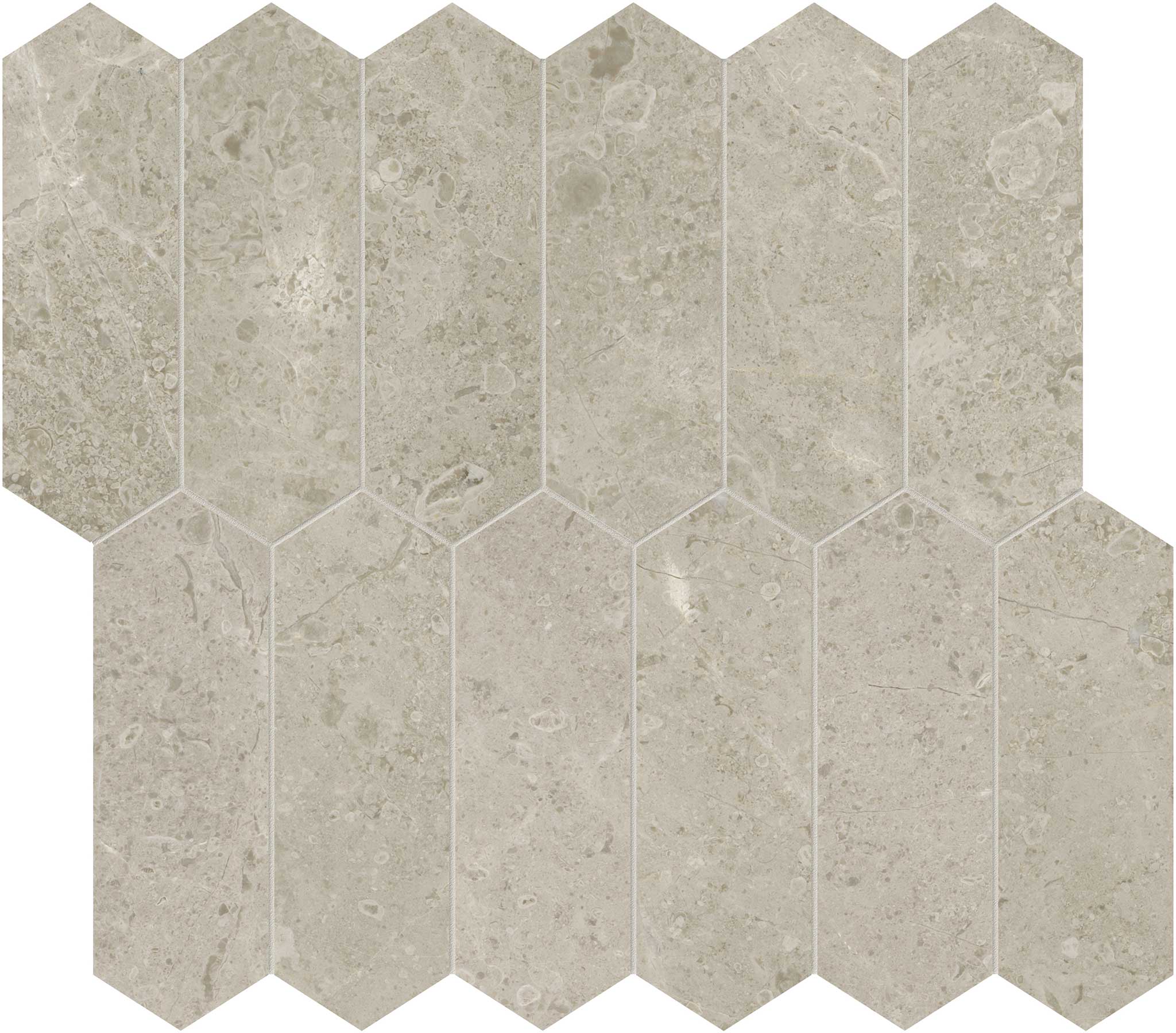 Ritz Gray 2x6 Picket Mosaic | Garcia Imported Tile
