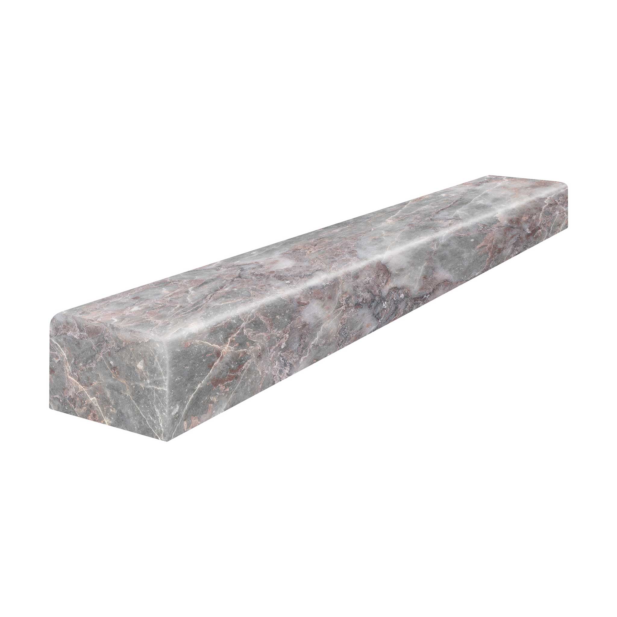 Sereno Burgundy 1.25x12 Deco-Bar | Garcia Imported Tile