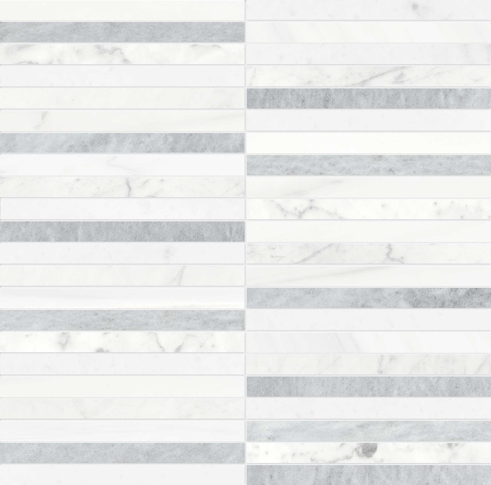 Utopio .5x6 Stacked Polar Mosaic | Garcia Imported Tile