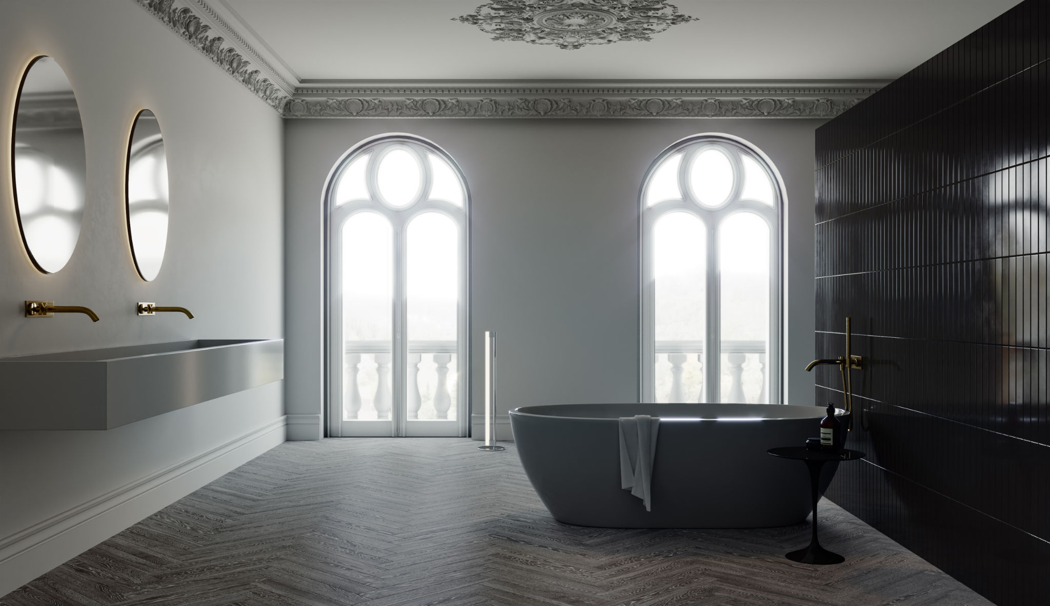 Aspen 4x24 Grey Ridge | Garcia Imported Tile