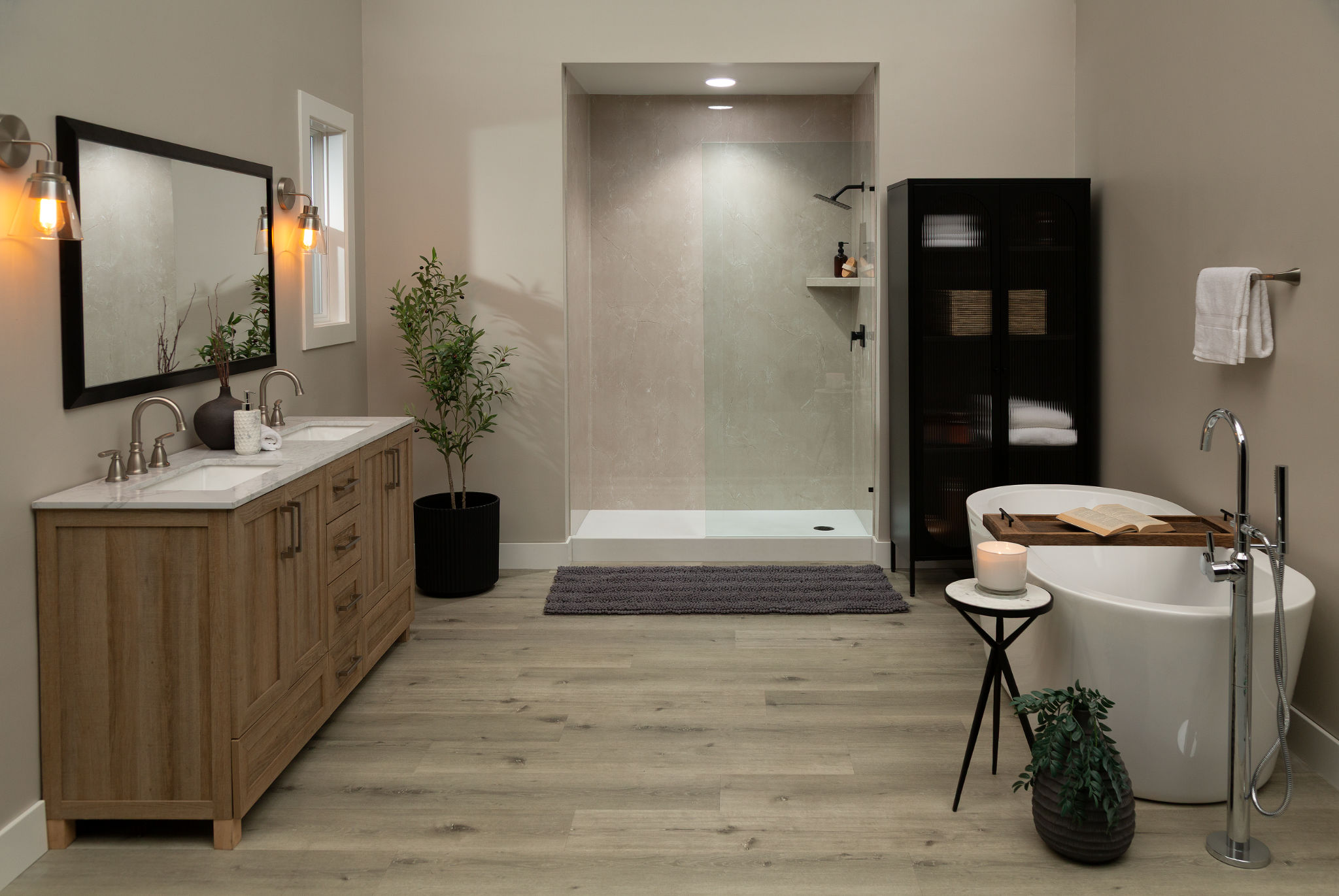 Drift Sand Gloss Shower Wall Kit 36x60x94 | Garcia Imported Tile