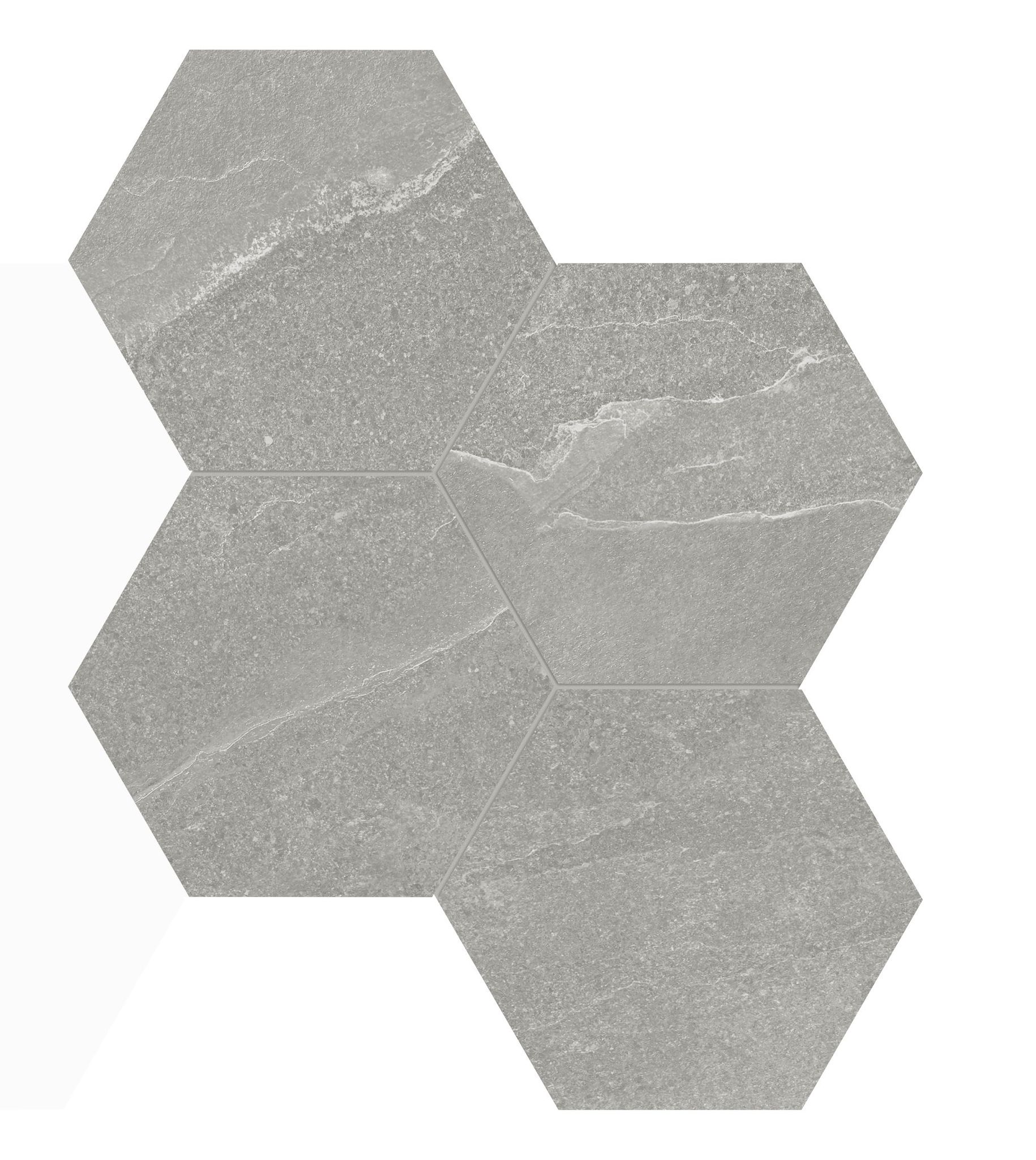 Nord 6 Hex Palladium | Garcia Imported Tile