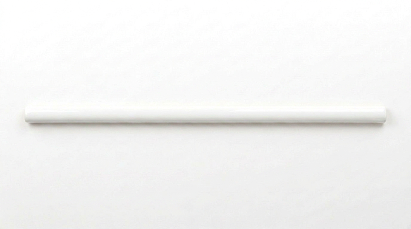 Sausalito 0.39X9 White Gloss Trim | Garcia Imported Tile