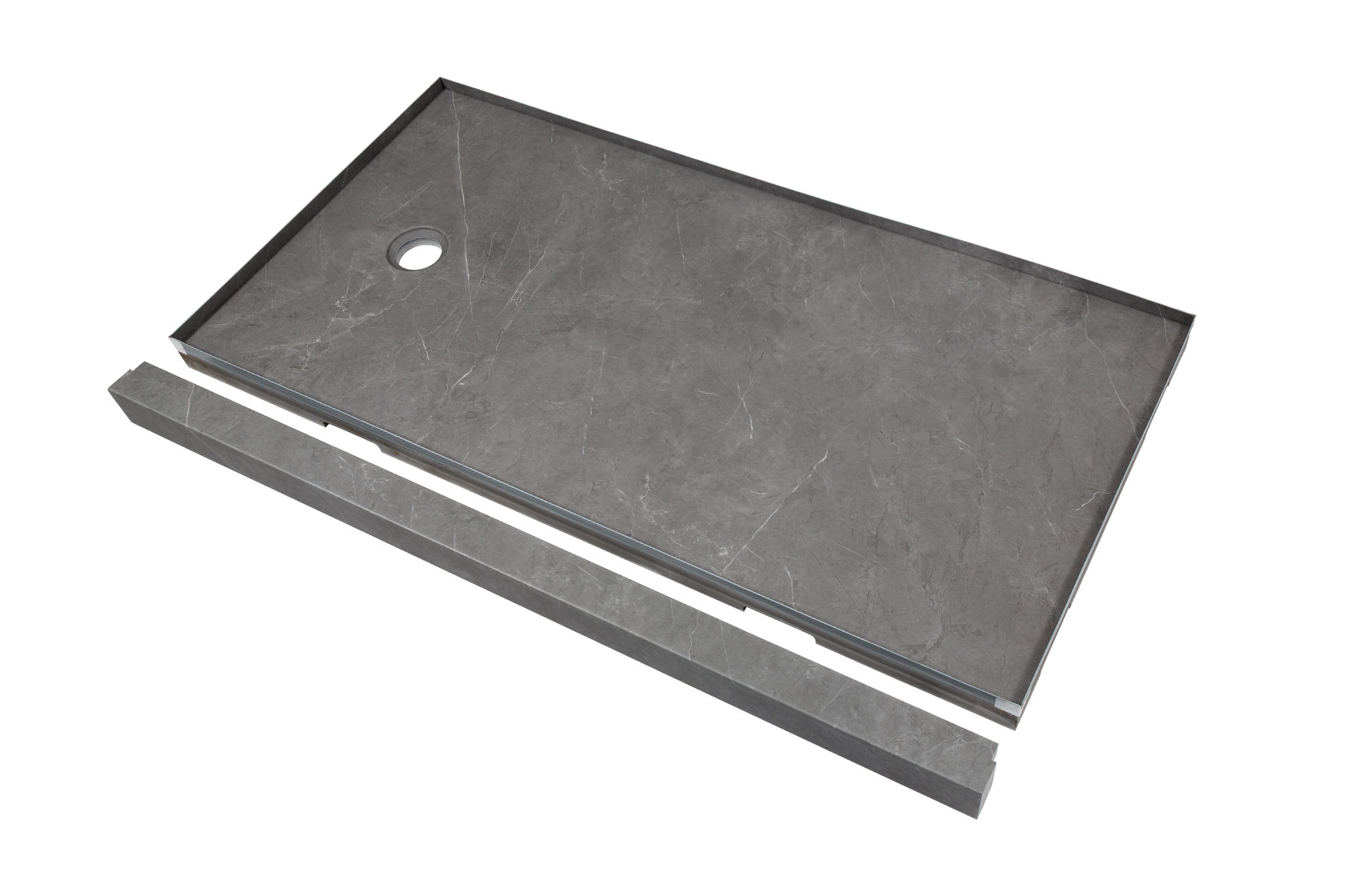 Shower Pan 36x60 Graphite Slate | Garcia Imported Tile