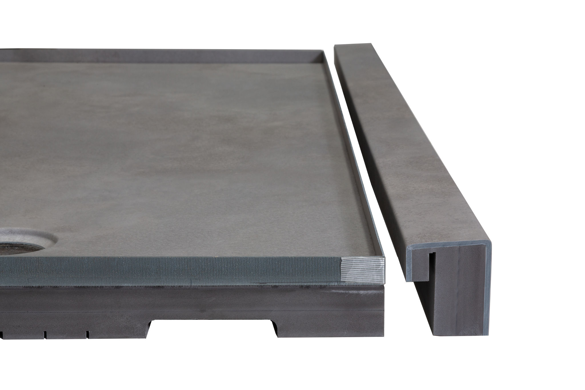 Shower Pan 36x60 Urban Concrete | Garcia Imported Tile