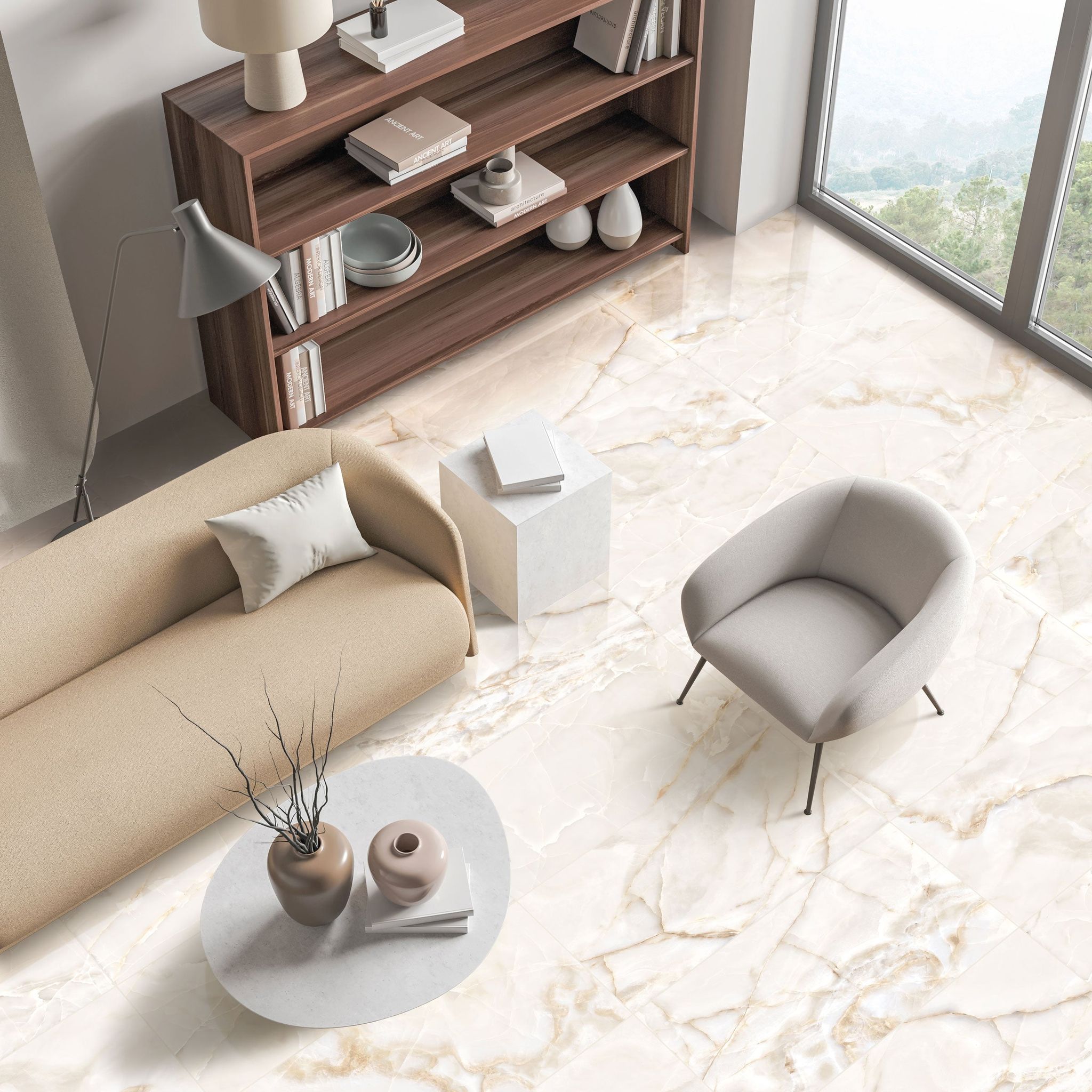Romance Intrigue Ivory2 | Garcia Imported Tile